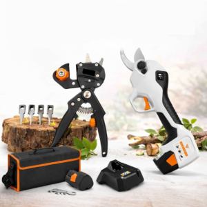 Electric Pruning Shears With Plant Grafting Tool